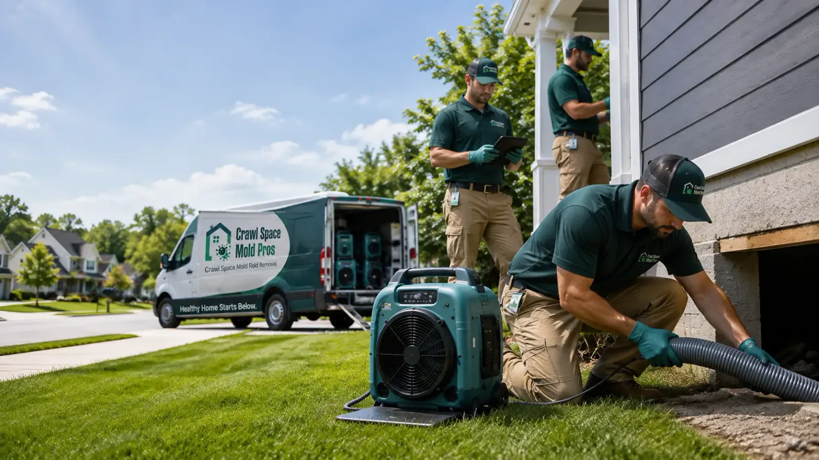 Crawl Space Mold Removal in Witten, SD